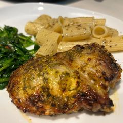 A picture of Mustard Air Fryer Pork Chops.