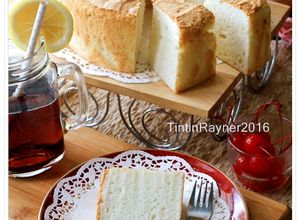 Foto resep Angel Food Cake versi Joy Of Baking - Cake putih telor,Low Fat,no Oil.