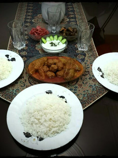 عکسی از دستور خورش بادمجان باگوشت قلقلی