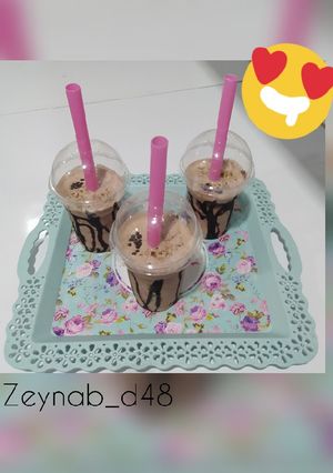 عکسی از دستور آیس پک شکلاتی