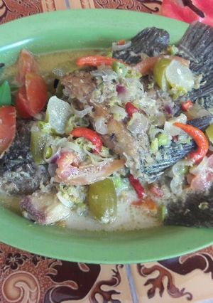 Foto resep Gurame asam bumbu kuning