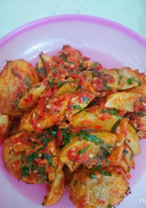 Foto resep Balado Kentang Daun Kunyit