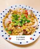 泰式檸檬酸辣豆腐菇菇鯛魚(電鍋料理）