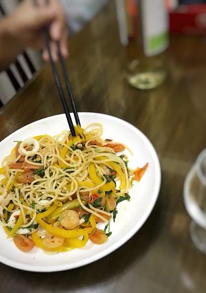 Hình của món Seafood spaghetti.