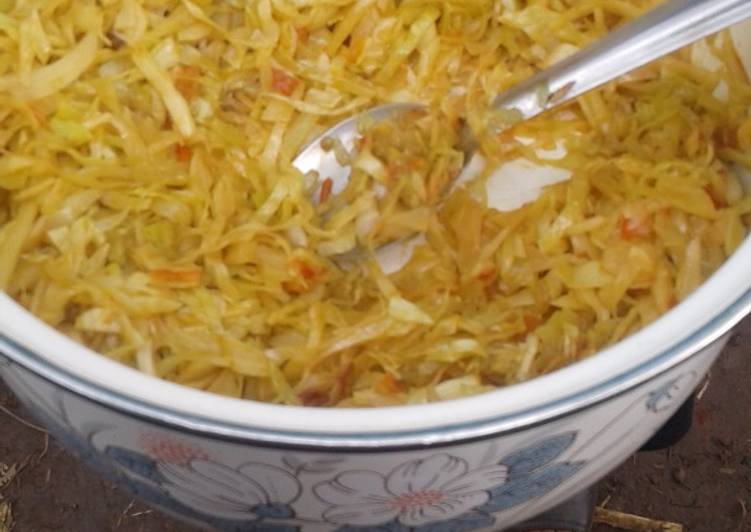 Steps to Make Favorite Fried cabbage