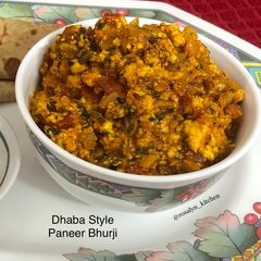 A picture of Dhaba Style Paneer Bhurji.