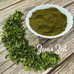 A picture of Drumstick Leaves Podi/Munagaku Podi.