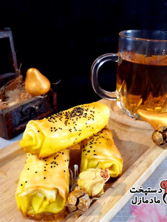 عکسی از دستور باقلوا پنیری