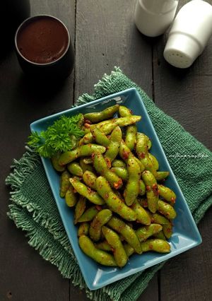 Foto resep Edamame Pedas Gurih