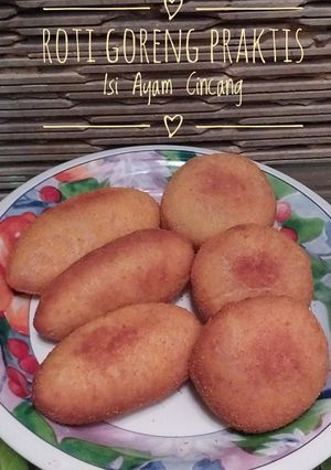 Foto resep Roti Goreng Isi Ayam