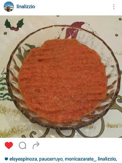 Una foto de Crema de ají dulce