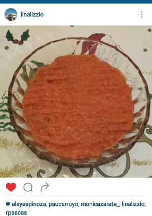 Una foto de Crema de ají dulce