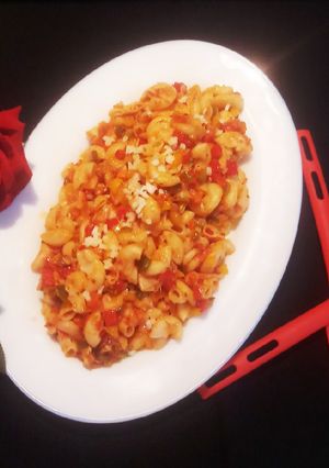 A picture of Vegetable Macaroni.