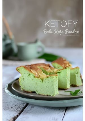 Foto resep Bolu Koja Pandan (ketofy) #ketopad_cp_apasaja