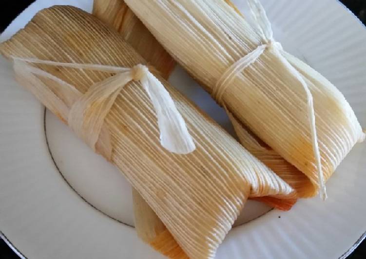 Healthy Recipe of Brad&#39;s traditional pork tamales