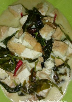Foto resep Sayur Tahu & Daun So