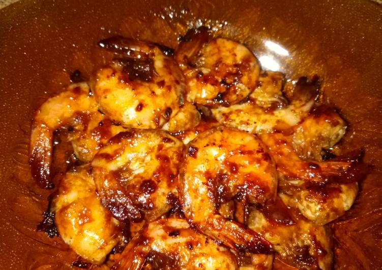 Bagaimana Membuat Udang bakar teflon simple, Lezat Sekali