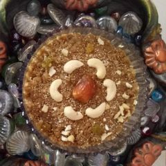 A picture of Kachariyu pak(Gujarat's winter sweet).