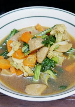 Foto resep Capcay bakso kuah