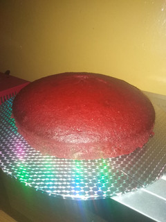A picture of Red velvet cake.