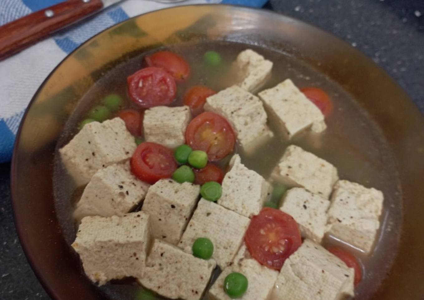 Sopa vegana express