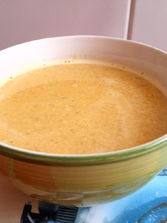 Una foto de Crema india de lentejas