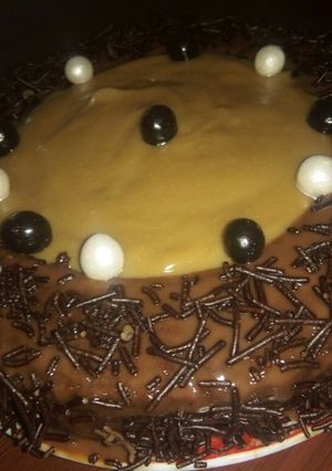 صورة لوصفة كيكة بذوق القهوة لذيذة خفيفة