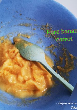 Foto resep Pure banana carrot (for snack) <72>