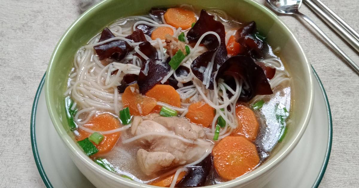 Resep Misoa Kuah dengan Ayam dan Jamur oleh Nur Erma Cookpad