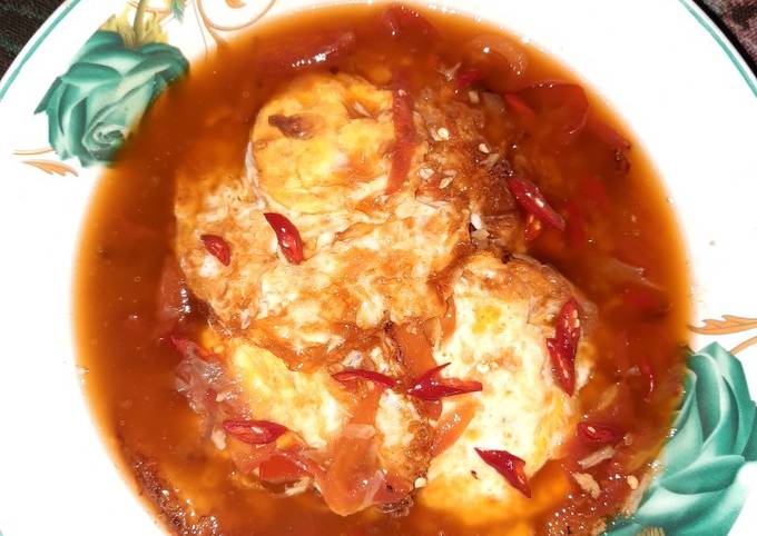 Telur ceplok kuah kecap