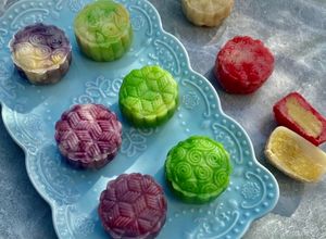 Foto resep Snow Skin mooncake (Isi Chick Pea & Coklat)