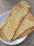 โรตีกรอบแป้งกากมะพร้าวเนยสด Crispy Roasted Coconut Pulp Roti