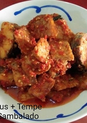 Foto resep Ikan Gabus + Tempe masak Sambalado