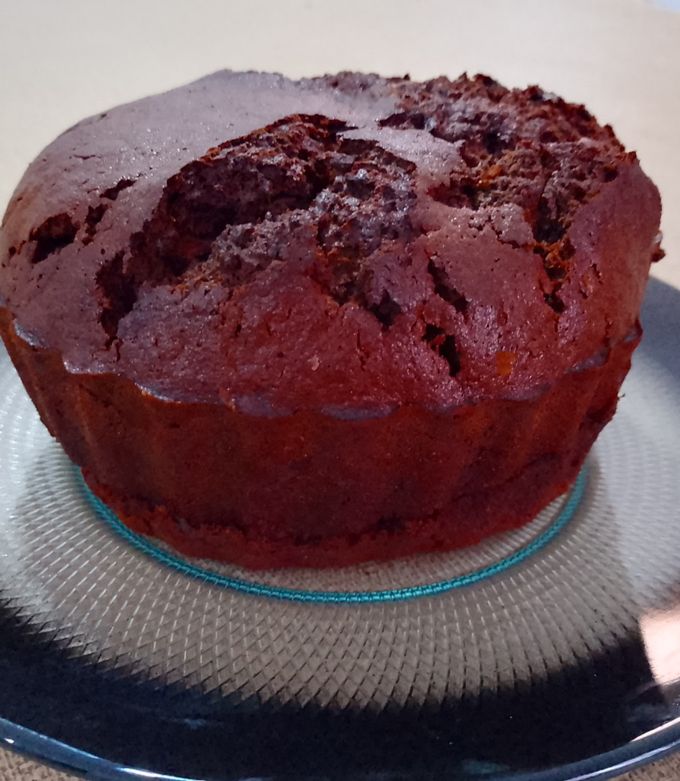 Una foto de Budín de Zanahoria y Cacao Amargo