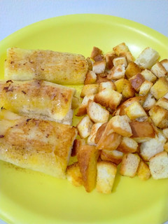 Foto resep ROTI BAKAR PISANG + POP BREAD CINNAMON