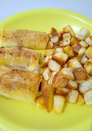 Foto resep ROTI BAKAR PISANG + POP BREAD CINNAMON