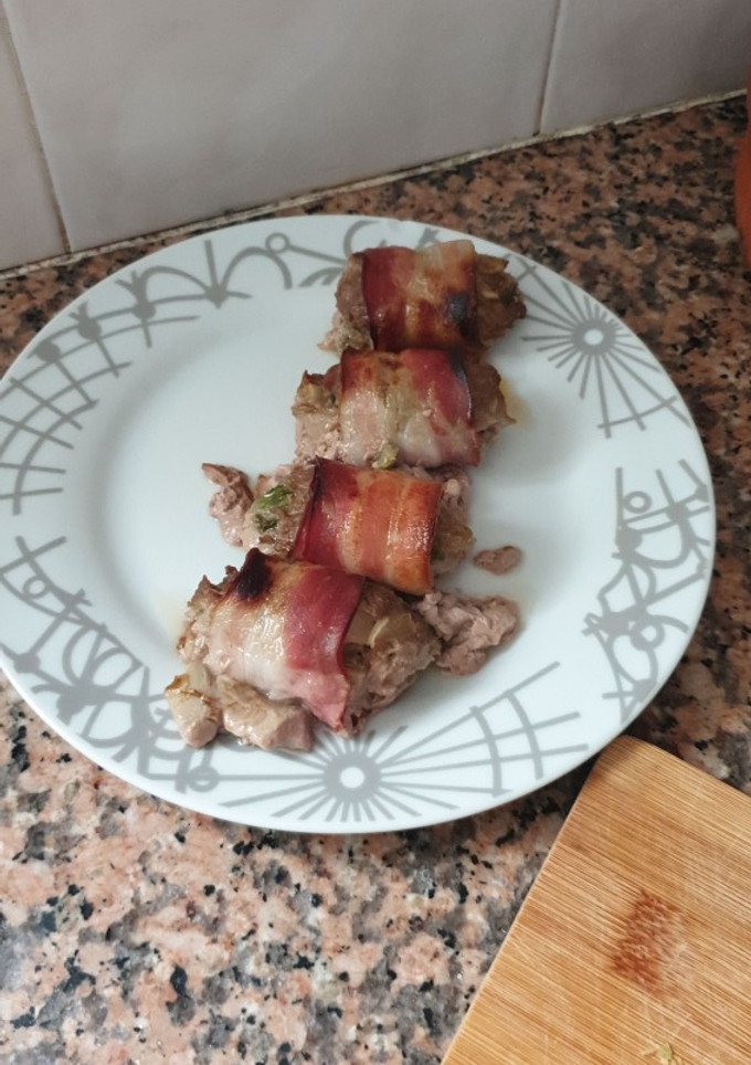 Una foto de Rollitos de bacon