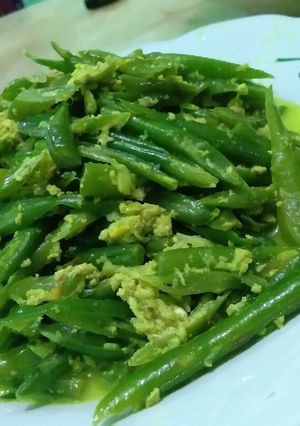 Foto resep Buncis santan telur #BikinRamadanBerkesan