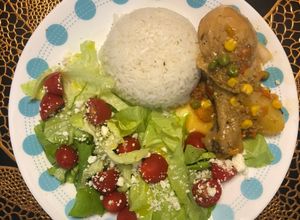 Una foto de Guiso de piernas de pollo
