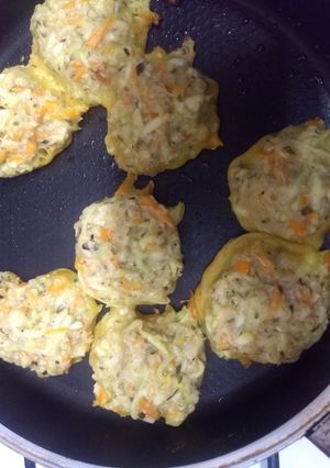 Una foto de Croquetas de zuchini y zanahoria