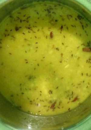 A picture of Tadka dal.