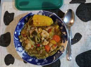 Una foto de Sopa rústica de vegetales (Potaje)