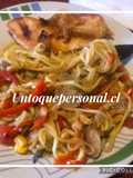 Spaghetti de zapallito italiano