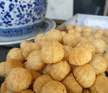 Easy Serving Recipe Mini Crispy Cheese Choux Delicious Nutritious