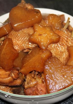 蘿蔔燒雞翅 的食譜成品照片