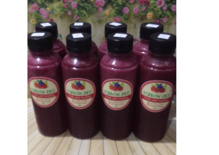 Langkah Mudah untuk Membuat Diet Juice Beetroot Grape Blackcurrant Kiwi, Lezat