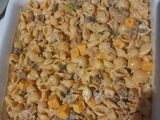 Chicken and mushroom pasta salad