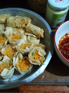 Foto resep Siomay ayam udang with chili oil