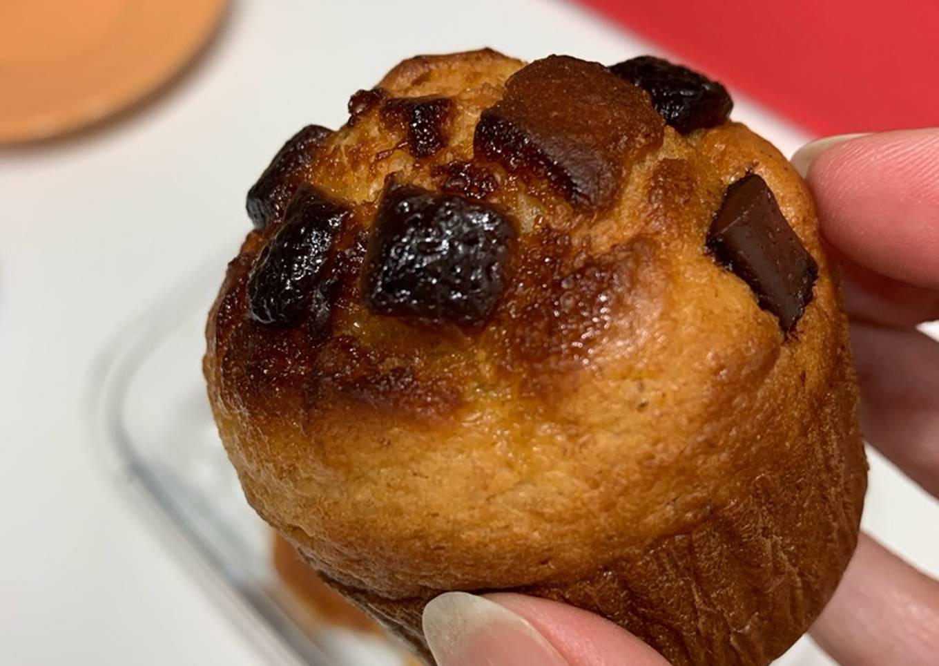 Magdalenas integrales saludables: unas de chocolate, otras de moras 😋