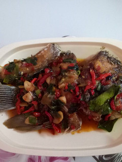 Foto resep Gurame saus padang daun jeruk
